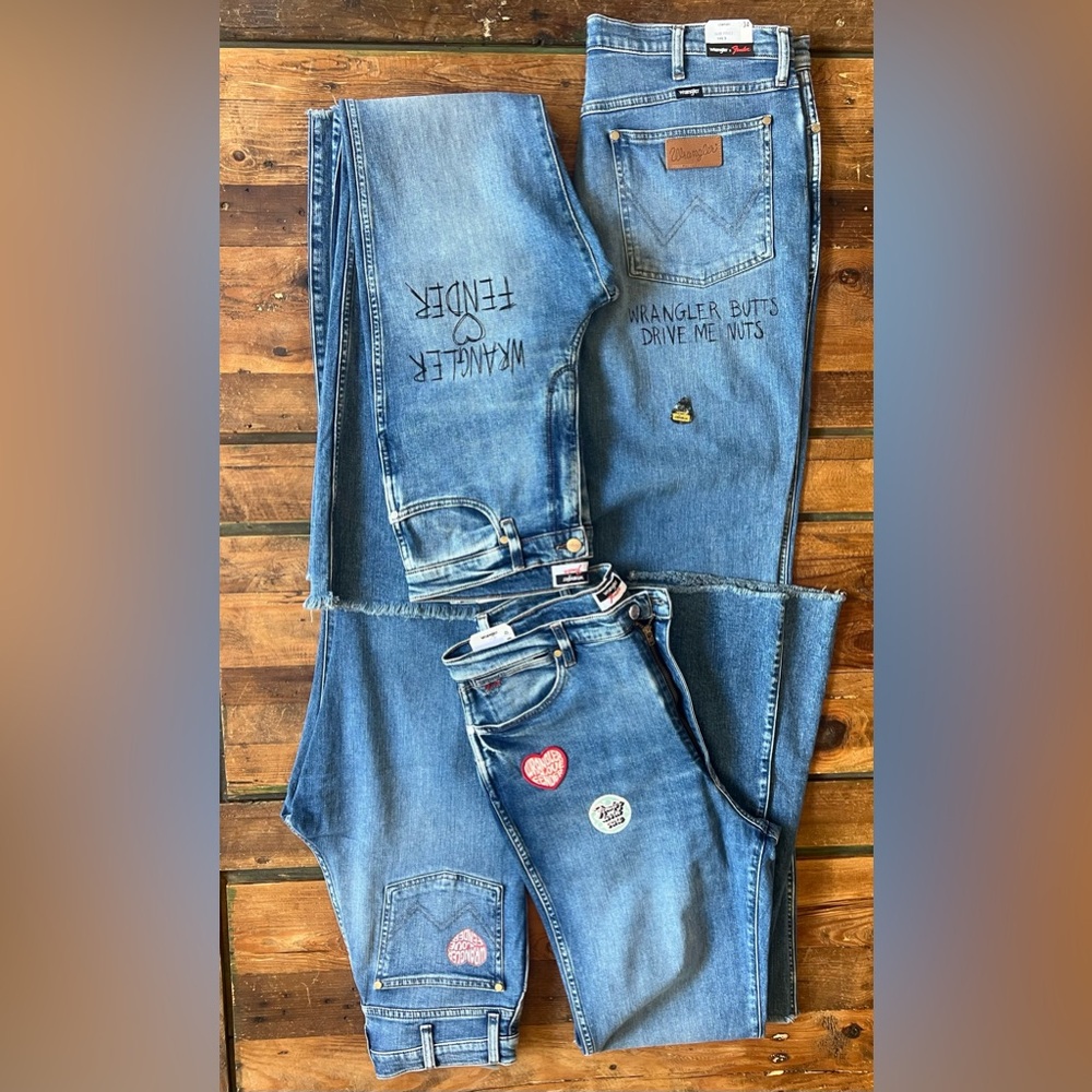 Rare!!! Wrangler x Fender Westward Boot Jean - Picture 11 of 14